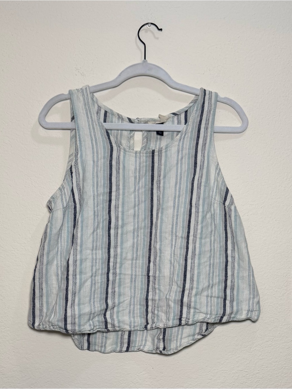 Universal Thread Striped Sleeveless Tank Large Casual Top